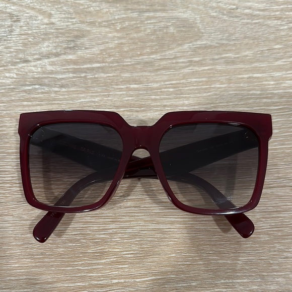 Celine Red Square Sunglasses - Picture 9 of 10